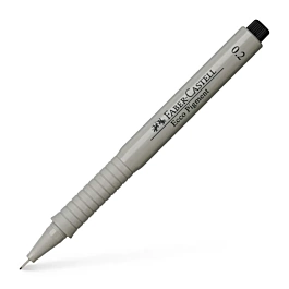 Scripto Negro Ecco Pigment Faber-Castell 0.2