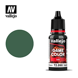 Pintura modelismo 090 Ink Verde Negro Game Color Vallejo 17ml
