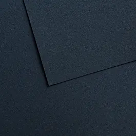 Mi-Teintes Velvet 609 Papier, Mitternachtsblau, Canson, 50 x 65 cm, 430 g/m²