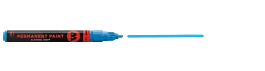 Marker Shock blue middle Permanent Paint 120PP Molotow