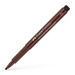 Faber Castell Pitt Artist Pen Calligraphy Stift Sepia dunkel