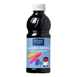 Gouache líquido Redimix Negro 500ml Lefranc Bourgeois