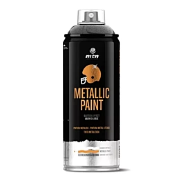Vernice spray MTN nero metallizzato 400ml