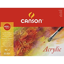 Canson Papierblok voor Acryl 32x41cm 400g/m²