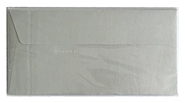 Set de 5 sobres plata Clairefontaine 110x220mm