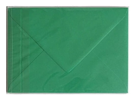 Set de 5 sobres bosque verde Clairefontaine 162x229mm