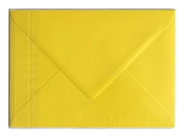 Set de 5 sobres amarillo intenso Clairefontaine 162x229mm