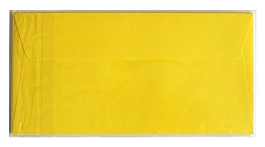 Set 5 enveloppes jaune vif 110x220mm Clairefontaine