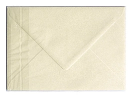 Set de 5 sobres marfil iridiscente Clairefontaine 162x229mm