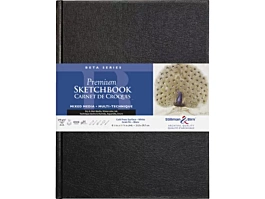 Beta Multi-Media Sketchbook A4 270gsm Black Stillman & Birn
