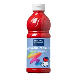 Gouache líquido Redimix Rojo carmín 500ml Lefranc Bourgeois