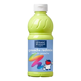 Gouache líquido Redimix Amarillo fluorescente 500ml Lefranc Bourgeois