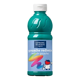 Gouache líquido Redimix Verde esmeralda 500ml Lefranc Bourgeois