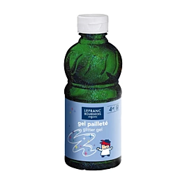 Lefranc and Bourgeois Gouache glitter Green 250ml