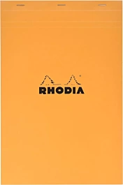 Bloc Notas Grapado Naranja Cuadrícula Rhodia N.19 A4+