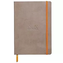 Soft Notebook Taupe Taupe Dots Geklebte Seiten Dots Rhodia A5