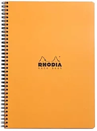 Notizbuch Spiral Notebook Orange Lines Rhodia A4+
