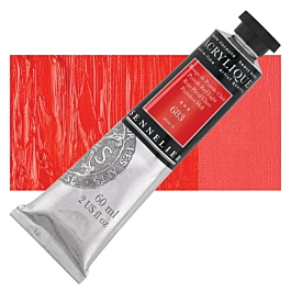 Extra-fine acrylic tube 683 Light pyrrole red S4 Sennelier 60ml