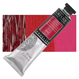 Extra fine acrylic tube 692 Crimson Quinacridone S4 Sennelier 60ml