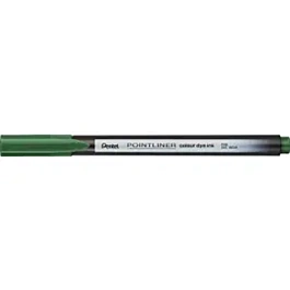 Food pen bottle green fine tip S40 Pointliner Pentel 0,4mm