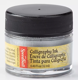 Tusz akrylowy pigmentowany Silver Speedball 12ml