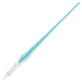Pluma de vidrio redonda Azul cielo J.Herbin 18,5cm