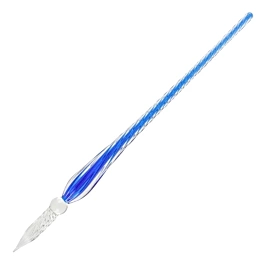 Pluma de vidrio redonda Azul oscuro J.Herbin 18,5cm