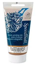 Speedball Water-Soluble Block Printing Ink Cooper 75ml