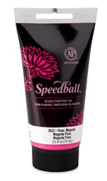 Speedball Water-Soluble Block Printing Ink Magenta Fluor 75ml