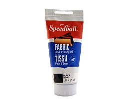 Speedball Fabric Block Printing Inks Stoff Tinte Black 75ml