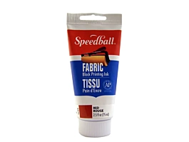Speedball Fabric Block Printing Inks Stoff Tinte Red 75ml