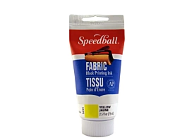 Speedball Fabric Block Printing Inks Stoff Tinte Yellow 75ml