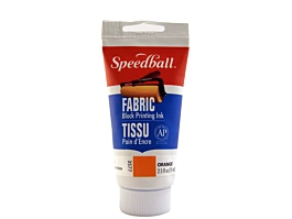 Speedball Fabric Block Printing Inks Stoff Tinte Orange 75ml