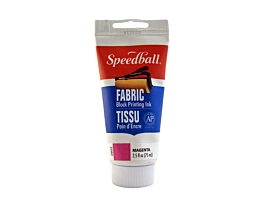 Speedball Fabric Block Printing Inks Stoff Tinte Magenta 75ml