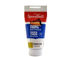 Speedball Fabric Block Printing Inks Stoff Tinte Metallic Gold 75ml