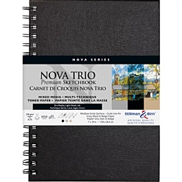 Sketchbook Nova Multitechnic 150 g/m² Black Stillman & Birn 18x25cm