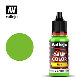 Pintura modelismo 104 Verde fluorescente Game Color Vallejo 17ml