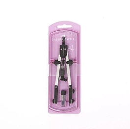 Faber-Castell Quick Adjust Compass Pink Case 