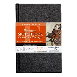 Sketchbook Gamma Multitécnica 150 g/m² Negro Stillman & Birn 14x21cm