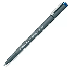 Marcador calibrado Staedtler Blue Pigment Liner 0,3 mm
