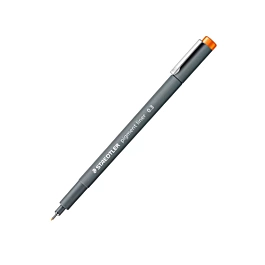 Marcador pigment liner calibrado Orange Staedtler 0,3mm