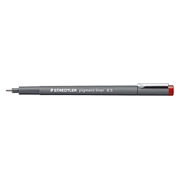 Marqueur liner pigmenté calibré Rouge Staedtler 0.5mm