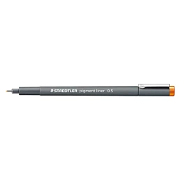 Marqueur liner pigmenté calibré Orange Staedtler 0.5mm