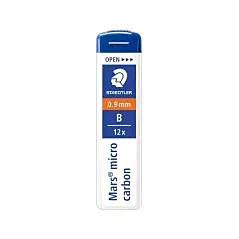Zestaw 12 węgli 12 B Mars Micro Carbon Staedtler 0,9 mm