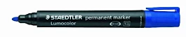 Staedtler Lumocolor blauwe permanente ronde marker