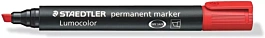 Staedtler Lumocolor Marqueur biseauté permanent rouge