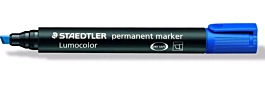 Staedtler Lumocolor Marqueur biseauté permanent bleu