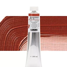 Burnt sienna oil paint tube 608 Akademie Öl Schmincke 200ml