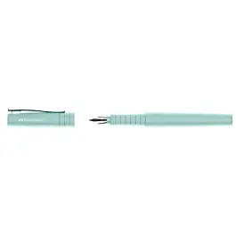 Penna stilografica blu caraibico Poly Faber-Castell F