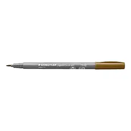 Rotulador tinta china pincel 790 ocre oscuro Pigment Brush 371 Staedtler
